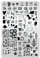 Merry & Bright - Uber Chic Stamping Plate